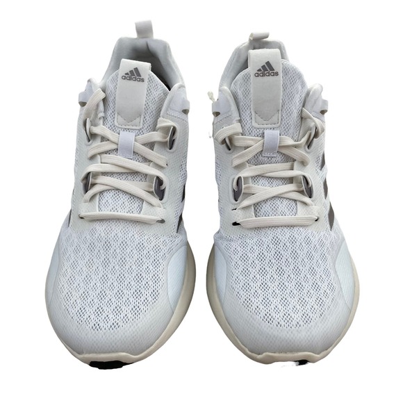 NEW adidas Edgebounce Running Shoes Sneaker White Tech Silver Size 10 - Picture 3 of 9